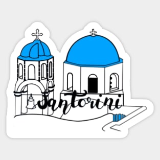 Santorini Sticker